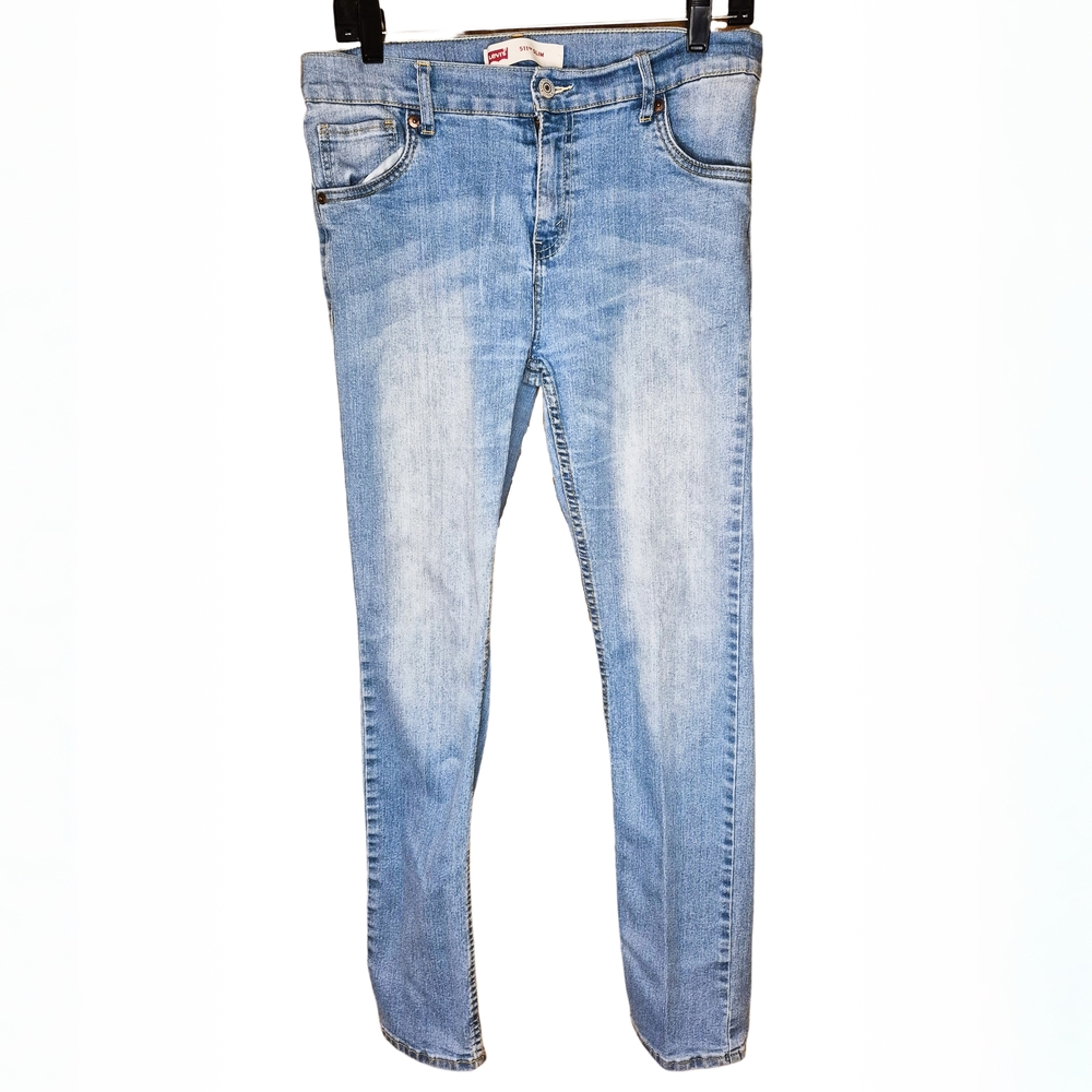 Levi’s 511™ Slim Jeans Youth 20 Reg W30 L30 Light Wash Stretch Denim